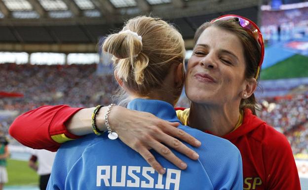 Beitia, bronce en Londres 2012 tras la descalificación de la rusa Shkolina