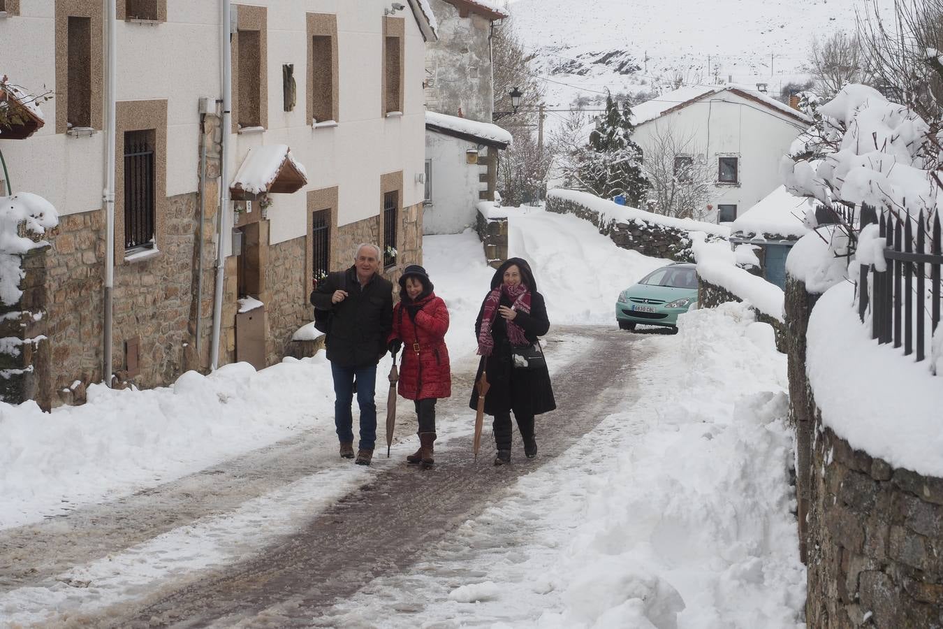 'Helena' viste de blanco los paisajes de Campoo