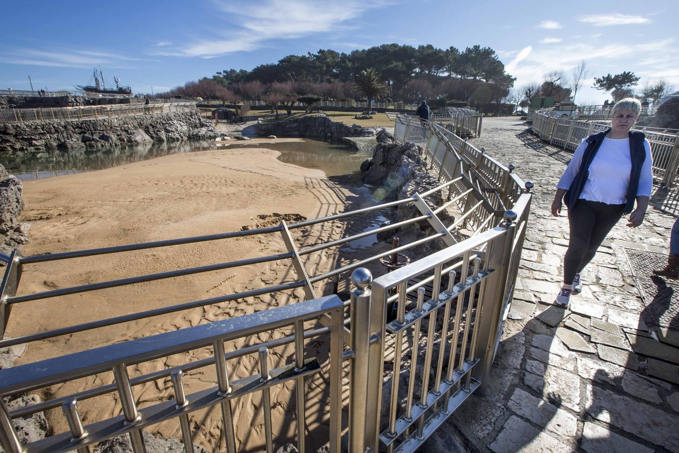 Las focas se quedan sin piscina