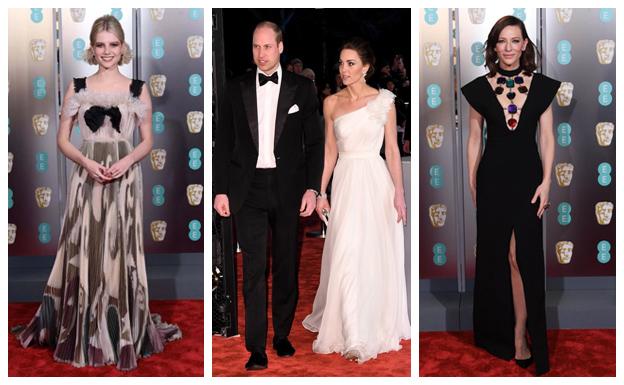 Una noche de elegancia en los Bafta