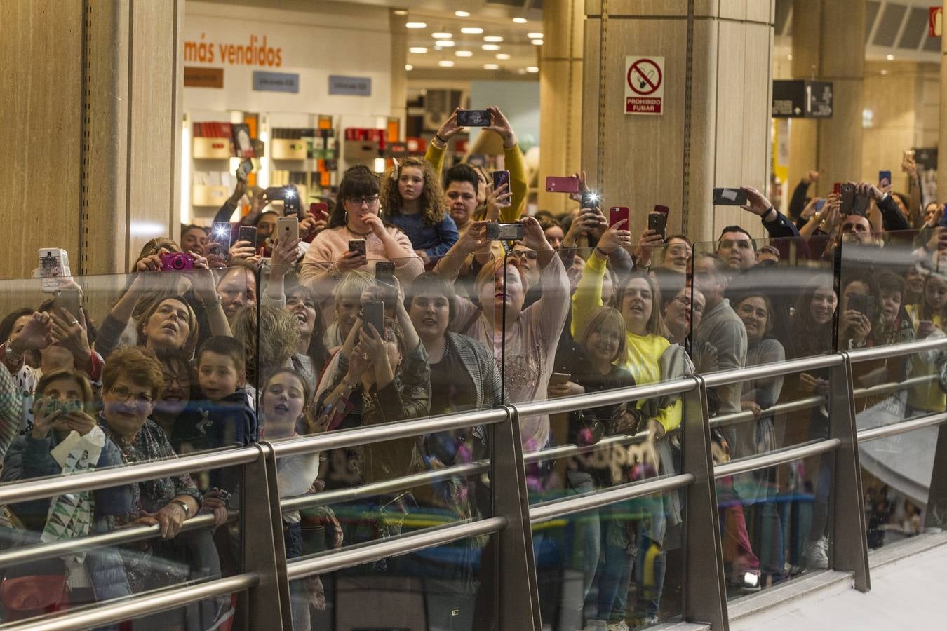 El gran recibimiento a Bustamante en Santander