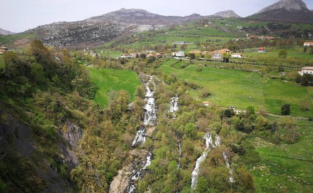 Soba instalará una tirolina de 500 metros sobre las cascadas