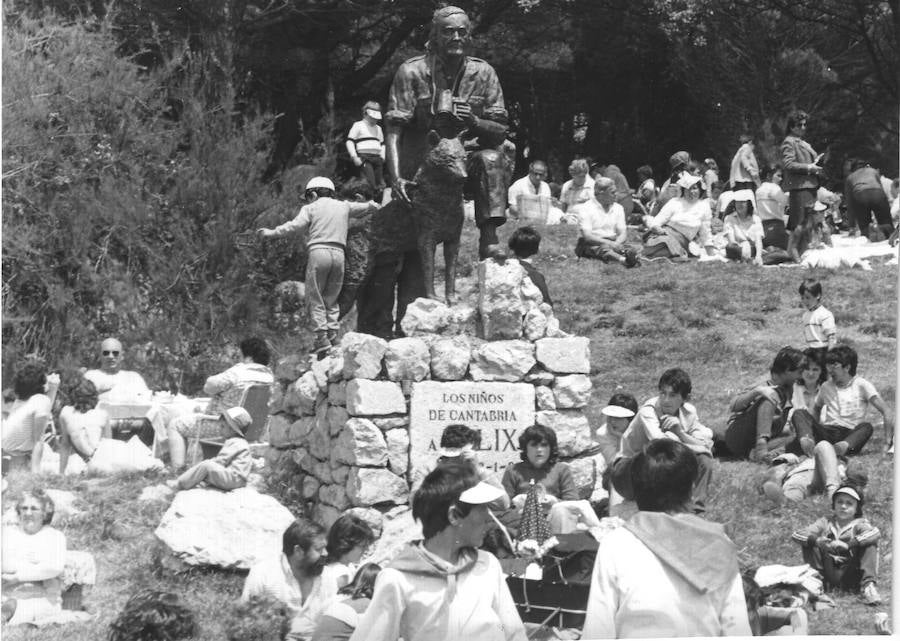 Homenaje a Félix Rodríguez de la Fuente en Santander