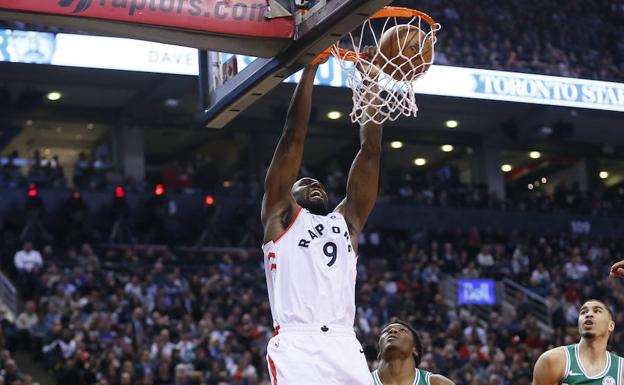 Ibaka vuelve a ser titular y ganan los Raptors; Juancho no juega con Nuggets