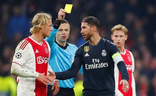 La UEFA castiga con dos partidos a Sergio Ramos