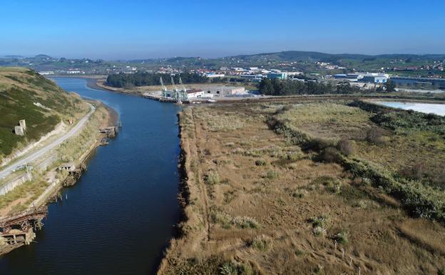 La isla convertida en depósito industrial