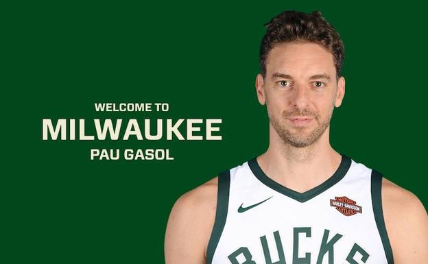 Pau Gasol llega a los Bucks para «luchar por el anillo»