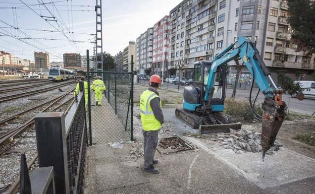 Un parque transformará el solar de las antiguas naves de Adif de la calle Castilla