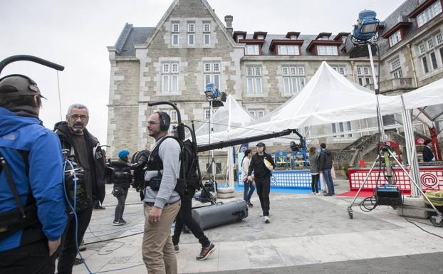 El Palacio de La Magdalena se convierte por unas horas en el plató de 'Masterchef 7'