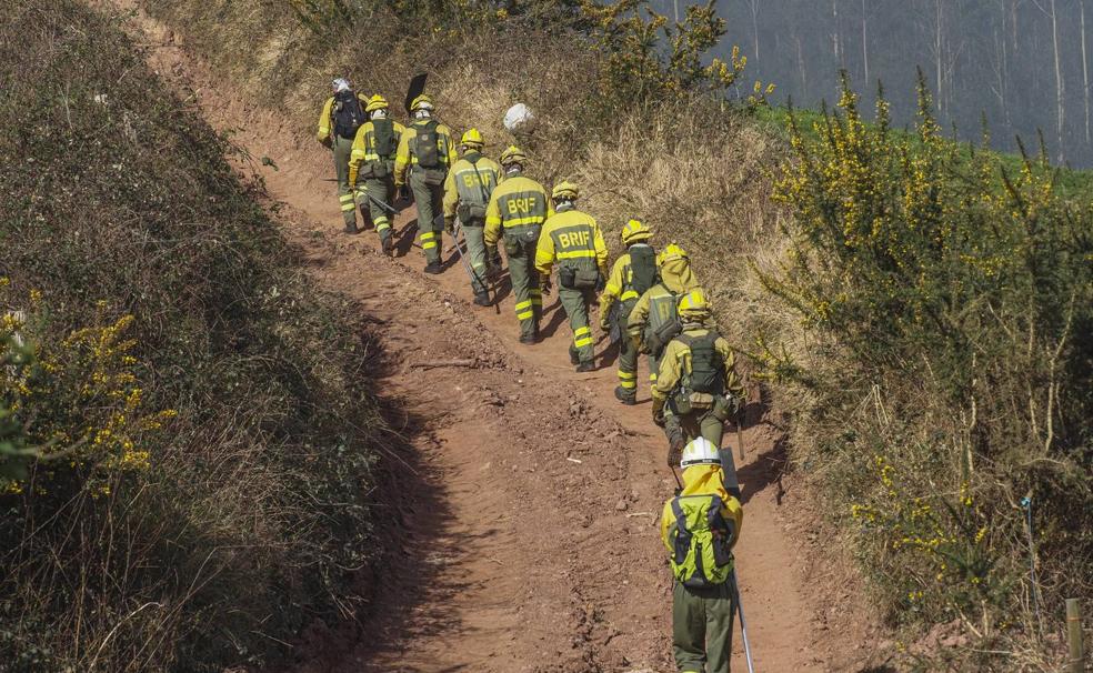 Hartos de apagar incendios