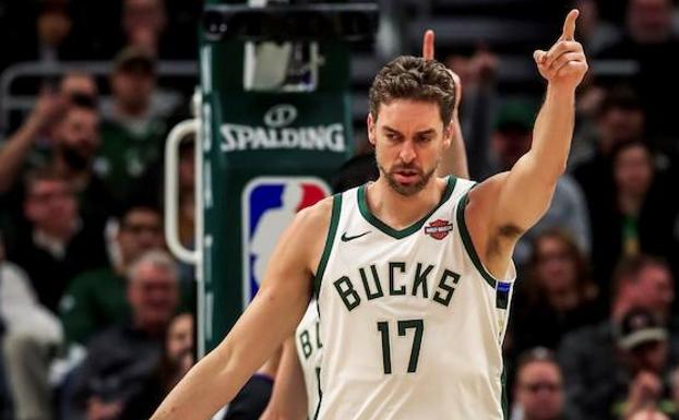 Discreto partido de Pau Gasol y Mirotic en el triunfo de los Bucks