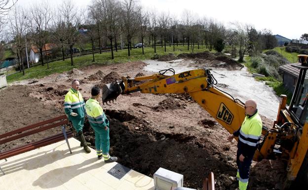 Comienza en Miravalles la primera fase del mayor parque urbano de Torrelavega