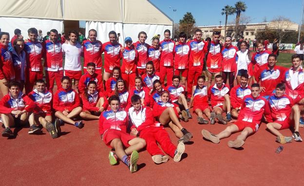 La selección cántabra de cross consigue dos décimos puestos en Cáceres