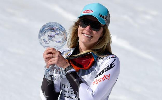 Shiffrin completa una temporada de ensueño