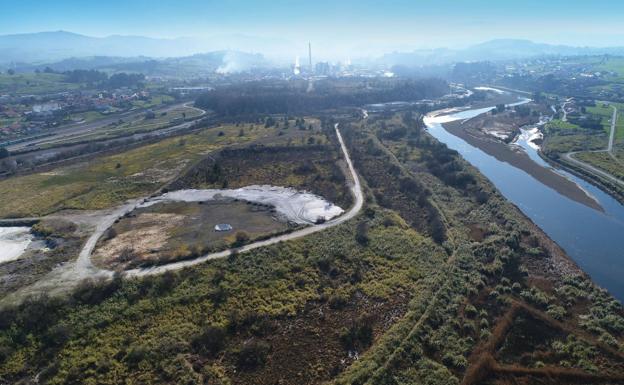 Polanco se moviliza contra la construcción de Vuelta Ostrera en la isla de Solvay