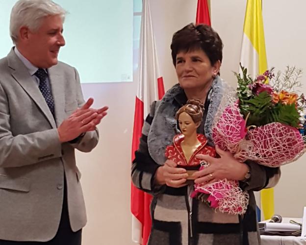 Milagros Lombera, 'Mujer Destacable' de Ampuero 2019