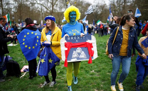 Gran manifestación en Londres por el segundo referéndum