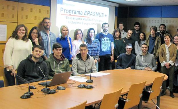 Cincuenta estudiantes cántabros de FP participan este año en el programa Erasmus+