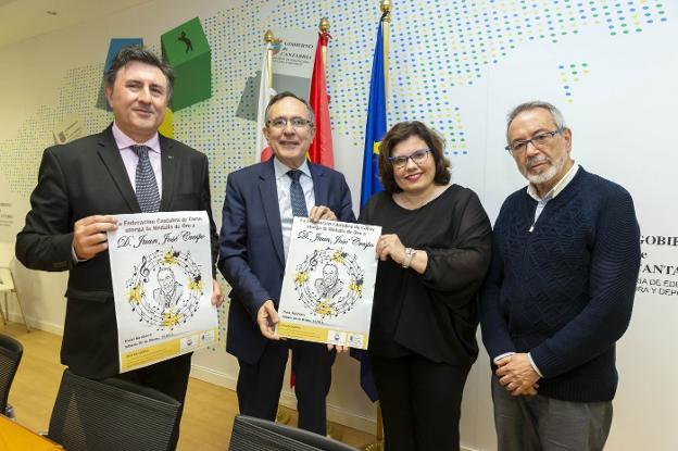 La Federación Cántabra de Coros concede su medalla de oro a Juan José Crespo