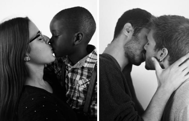 Un crowdfunding para reivindicar la igualdad con fotografías de besos