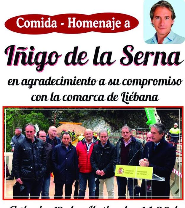 El PRC denuncia el uso de la imagen de sus alcaldes para promocionar un homenaje a De la Serna