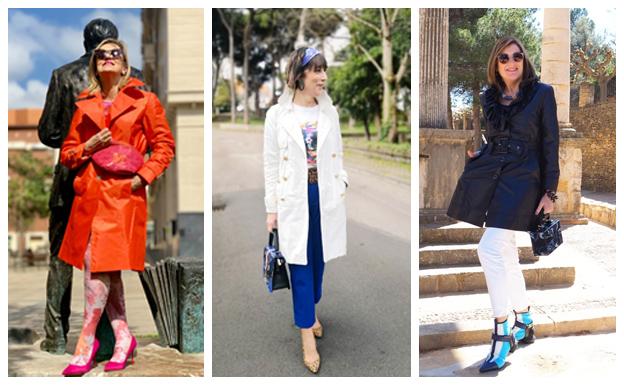 Las gabardinas se alían al estilazo de las 'Power Woman Style'