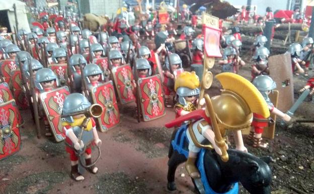 Los 'clicks' de playmobil traen una de romanos al Mupac