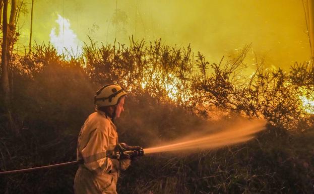 Los incendios de febrero y marzo calcinaron 11.000 hectáreas en Cantabria, el doble que en todo 2018