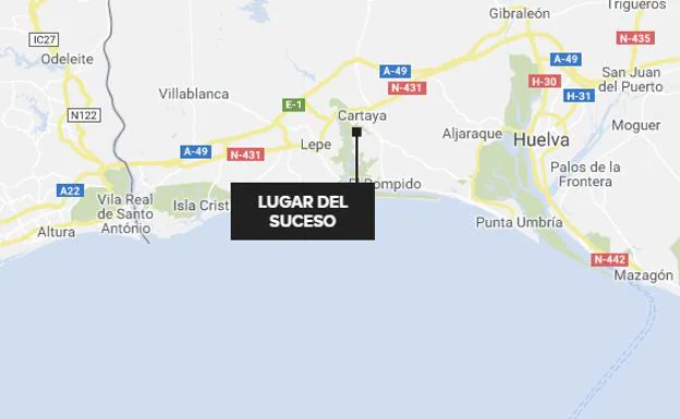 Detenidas dos personas tras el hallazgo de dos cadáveres en Huelva