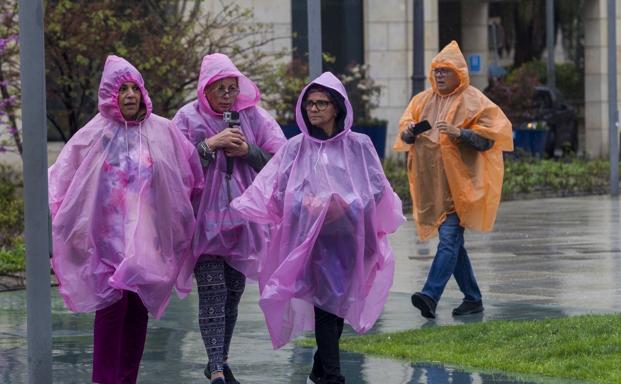 Jueves Santo y mojado