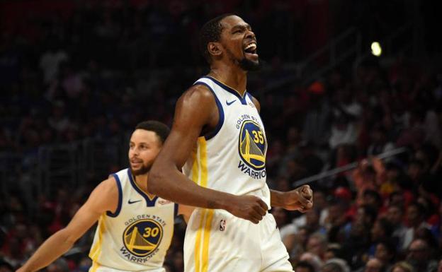 Los Warriors barren a los Clippers gracias a un mágico Durant