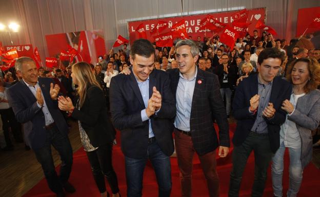 La campaña del PSOE prevé actos en todos los municipios de Cantabria y la visita de Pedro Sánchez