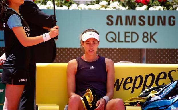 Muguruza revive sus pesadillas en Madrid