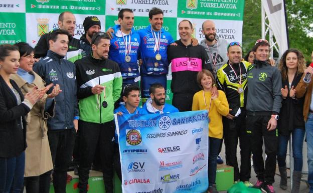 Miguel Urrutia y Lucía Ibáñez se proclaman campeones de Cantabria de duatlón