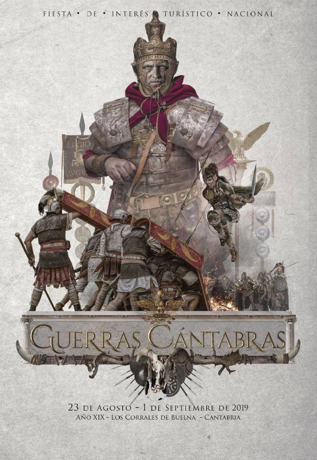 Adrián Rozas gana por segunda vez el concurso de carteles de Guerras Cántabras