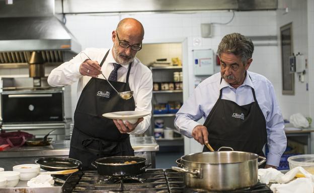 Las mejores fotos de los candidatos entre fogones