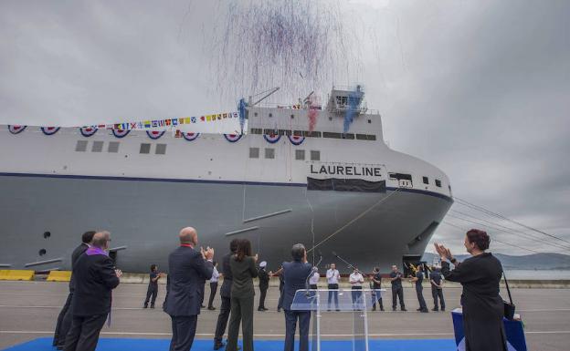 Santander bautiza a Laureline