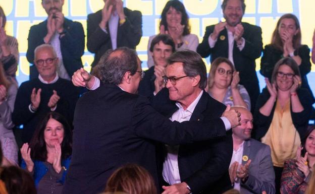 Esquerra, PSC y JxCat, en un pañuelo por la victoria en Cataluña en las elecciones europeas