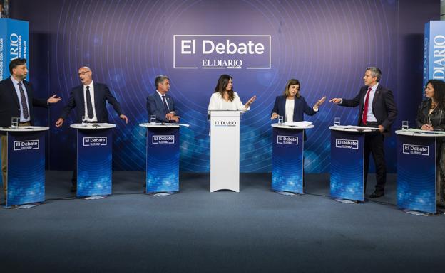 El debate íntegro: los seis candidatos cántabros, cara a cara