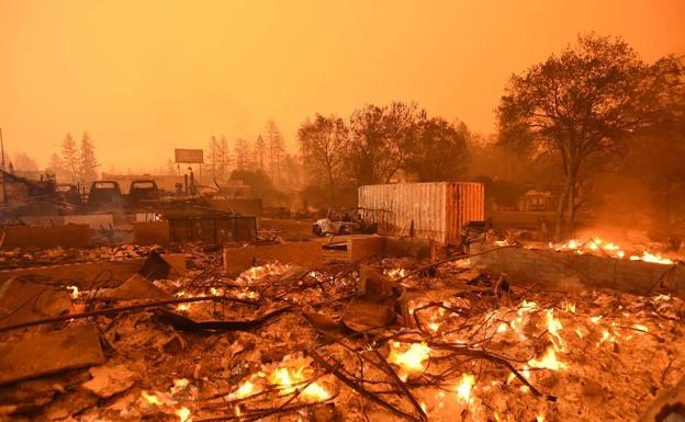 Una línea de alta tensión, causante del incendio que mató a 85 personas en California