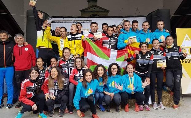 Liébana, plata en el Nacional de Kilómetro Vertical por clubes celebrado en Arredondo