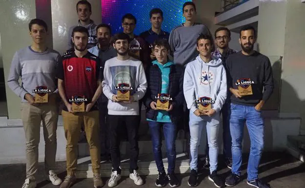 La Liguca repartió los premios a los mejores de sus cuatro competiciones