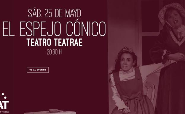 Café de las Artes acoge esta tarde la obra 'El espejo cónico'