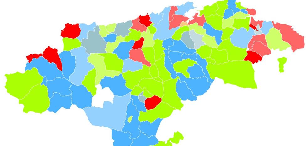 Hasta 33 ayuntamientos de Cantabria necesitarán pactos de Gobierno para constituirse el día 15