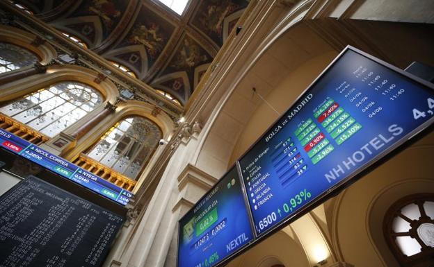 El Ibex-35 sube un 1% y recupera los 9.100 con el apoyo de la Fed y de México