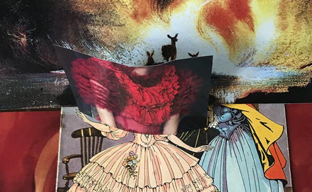 Un collage de Chelo Matesanz se suma a la serie 'Festina lente' de La Caverna de la Luz