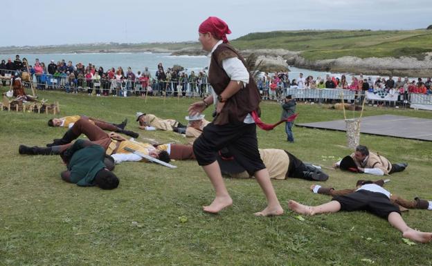 Desembarco pirata en San Román