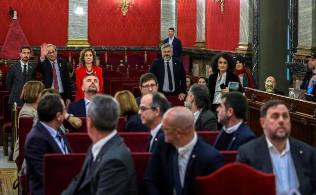 Los líderes del 'procés' presionan al tribunal con un alegato final de marcado acento político