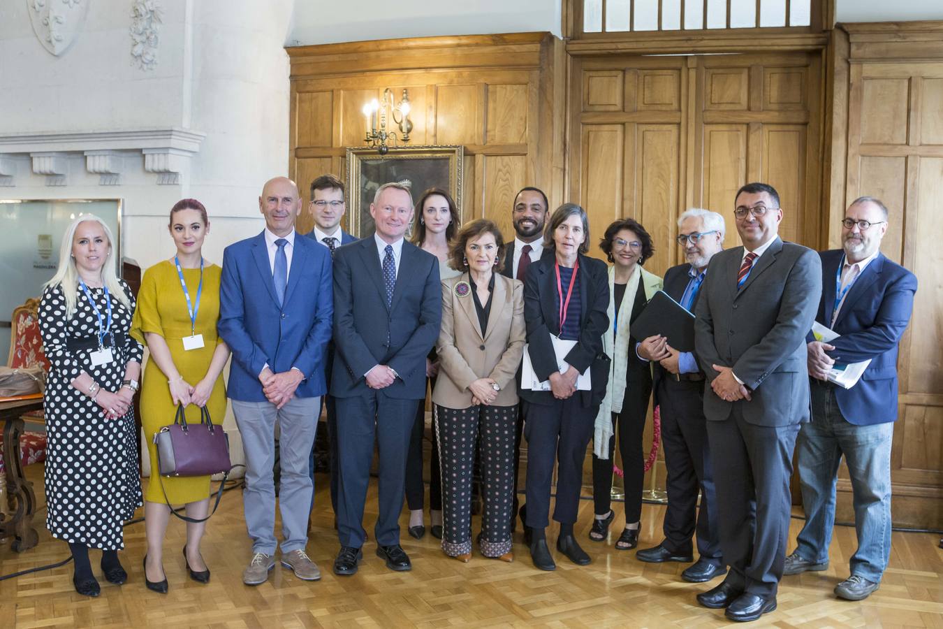 La vicepresidenta en funciones Carmen Clavo abre los cursos de la UIMP