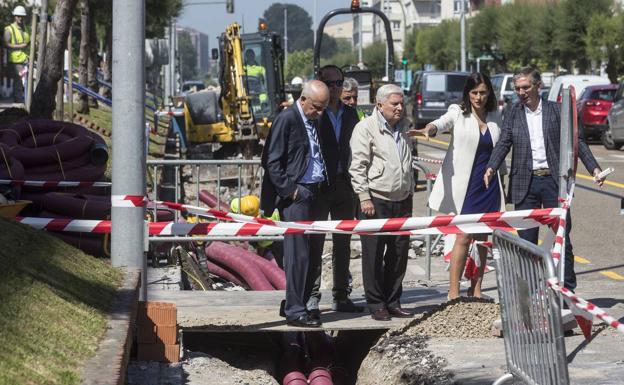 El tramo final de la avenida de Los Castros estrenará imagen y rotonda a finales de año